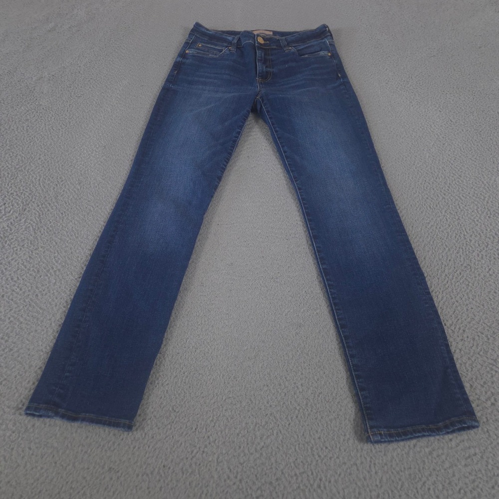 Kut from the Kloth Jeans Womens 2 Blue Catherine Boyfriend Straight Leg Denim